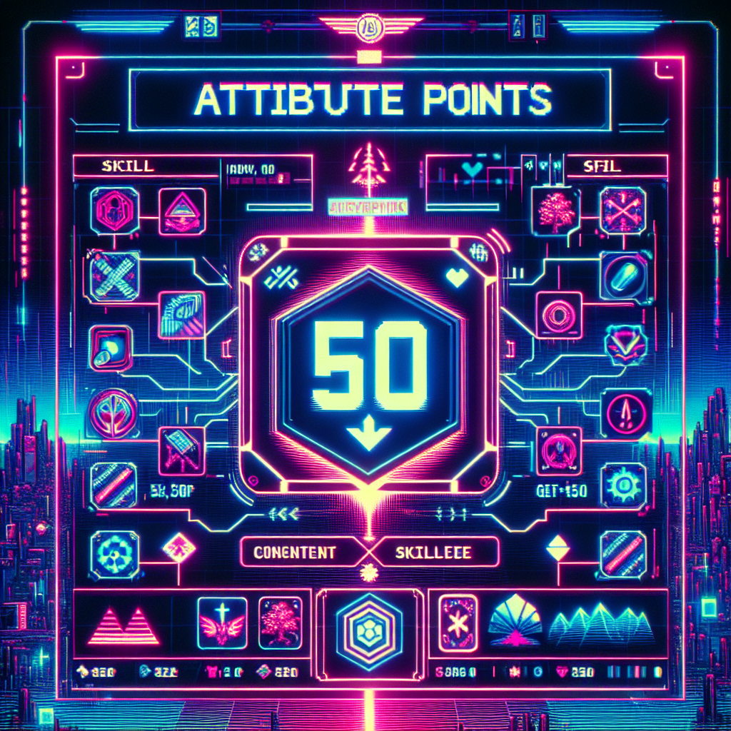 Как получить очки характеристик в киберпанк после 50 уровня