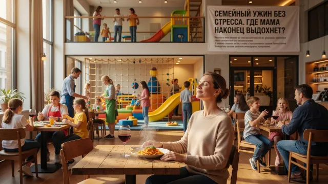 Семейный ужин без стресса. Где мама наконец выдохнет?